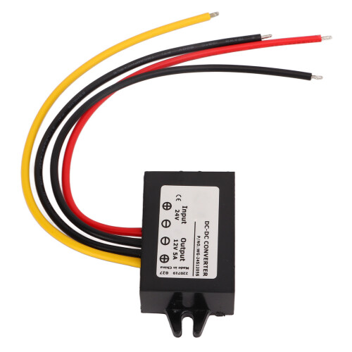 Módulo convertidor impermeable de coche de 24 V a 12 V 5 A 60 W con protección múltiple. 2