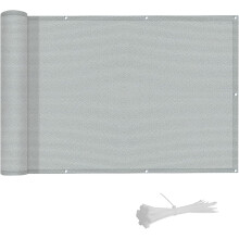 Privacy Screen For Patio Balcony, Weather-Resistant Outdoor Screen Fence High-Density Polyethylene Breathable Material Windscreen With Easy