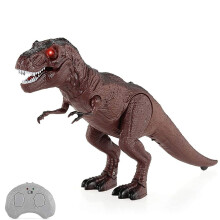 Interactief speelgoed: Jurassic Velociraptor, realistische dinosaurussen met brullend geluid en oplichtende ogen voor spannende avonturen en