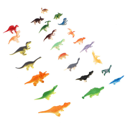 24-teiliges Dinosaurier-Figuren-Set mit echten 1