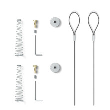Gate Latches Pulls 2 Pack with Spring for Enhances Home