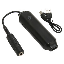 Kaksitoiminen Bluetooth-vastaanotin- ja -lähetinsovitin, V5.0-versio auton kaiuttimille ja mobiililaitteille, tehokas ääniliitäntä