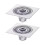 2Pcs Stainless Steels Floor Drain AntiBlocking -bright silver 1