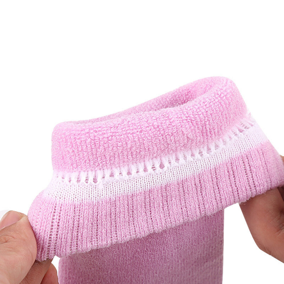 Pedicure Socks with Cushion Toe Dividers for Foot Care & Alignment