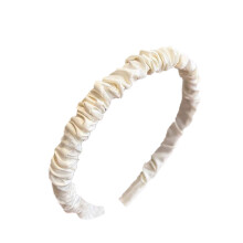Luxe zijden scrunchie met comfortabele pasvorm, pijnloze haaraccessoires, ademend, hoogwaardig materiaal, handig en praktisch voor bruiloften,