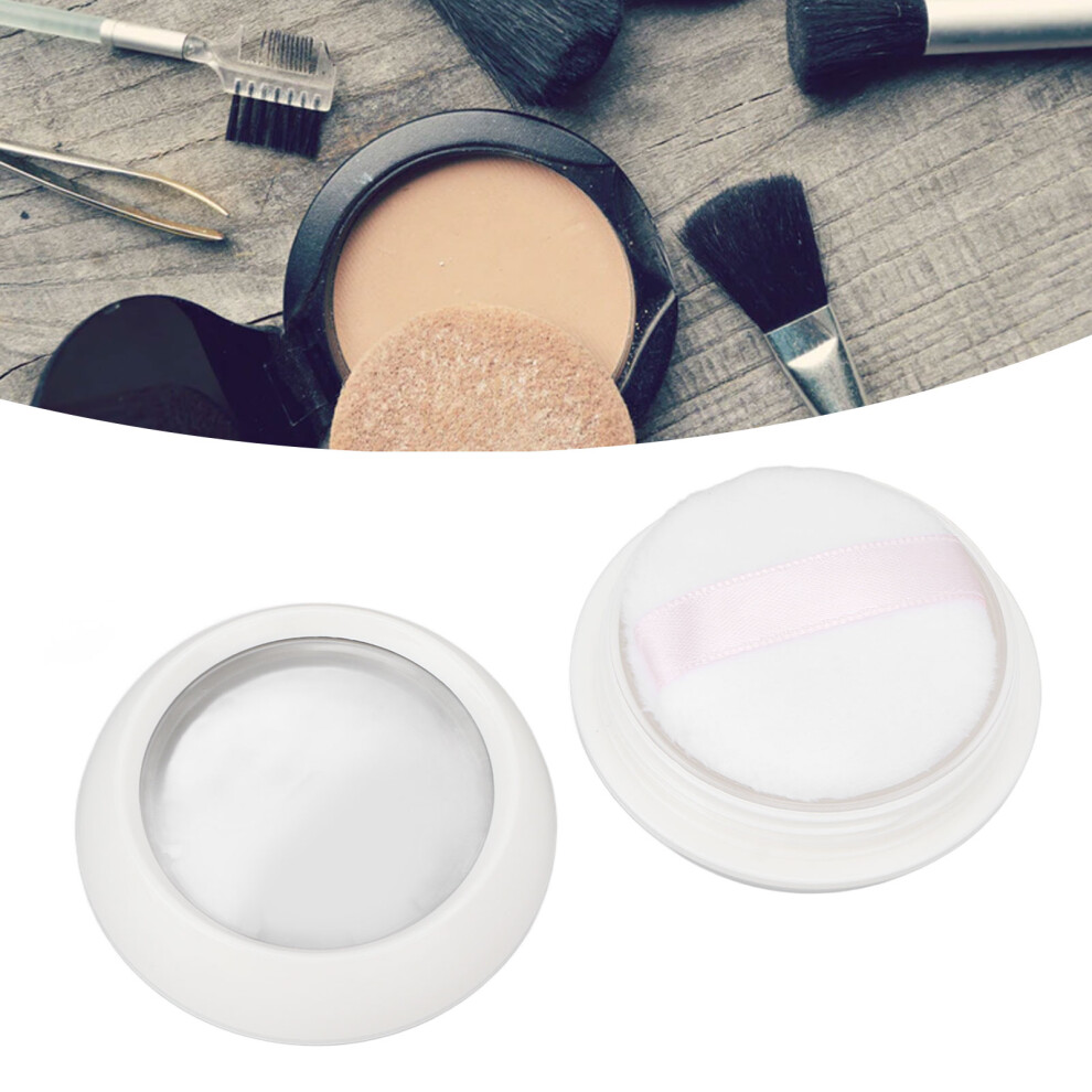 Empty Loose Powder Box 10g with Powder Puff Sifter Spoon Refillable for Travel