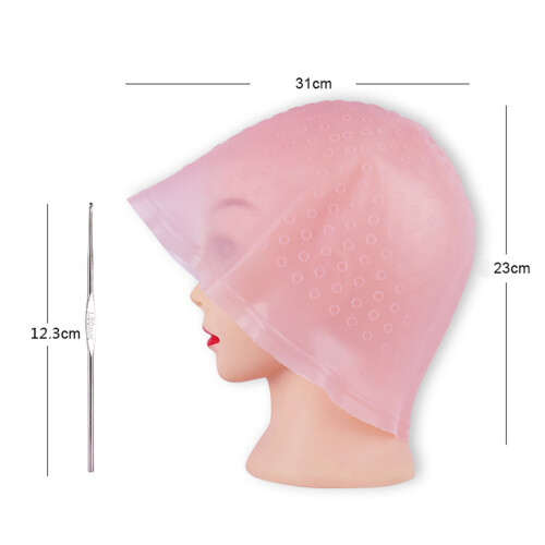 Bonnet de teinture en silicone - Bonnet à mèches réutilisable 2