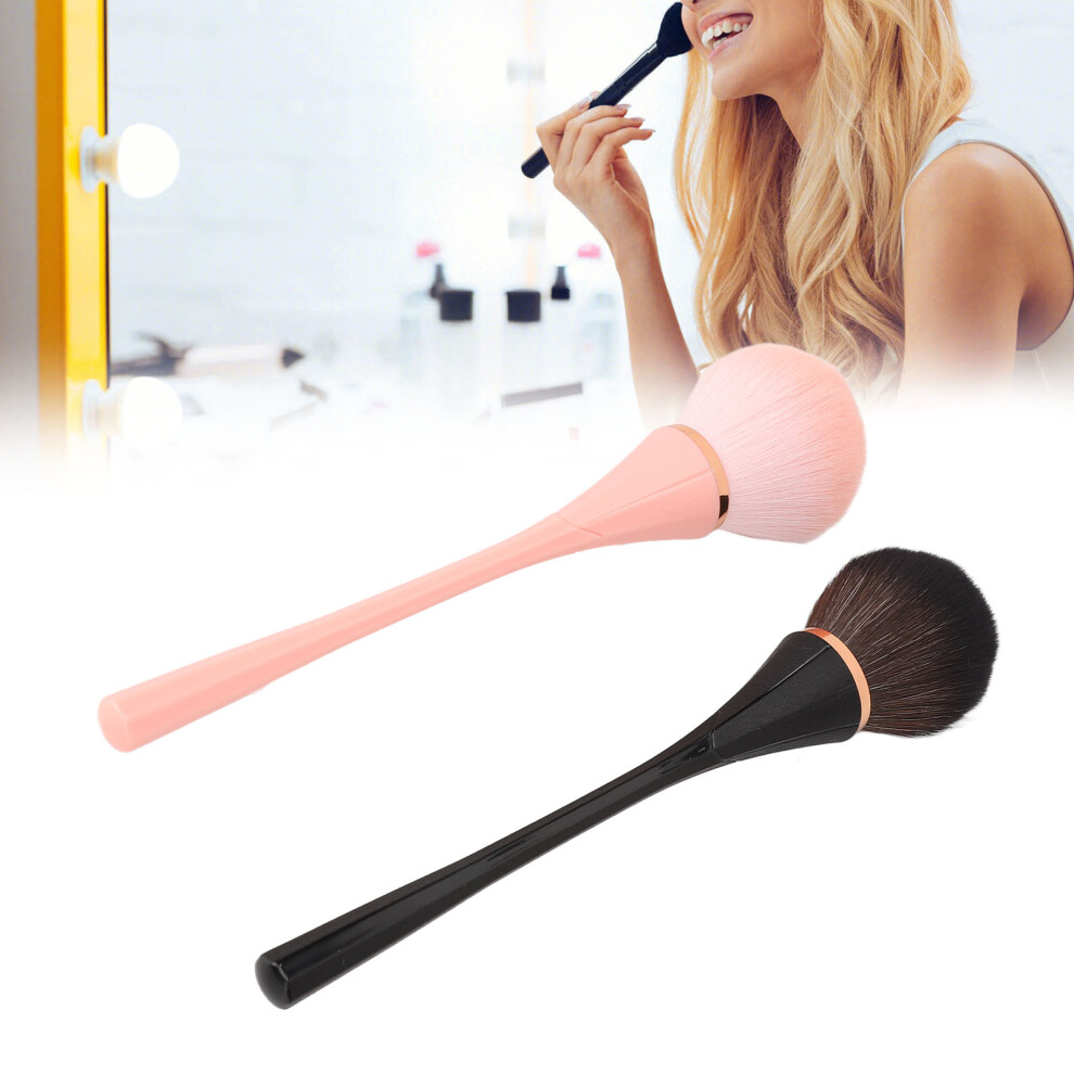 2pcs Soft Synthetic Fiber Loose Powder Blush Makeup Brush Set for Artist