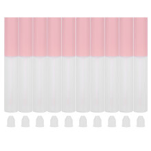 Transparente Flaschenkörper, leere Lipgloss-Tuben, nachfüllbare Lipgloss-Behälter, DIY-Lipgloss-Herstellungsset, auslaufsicher, hübsches Design,