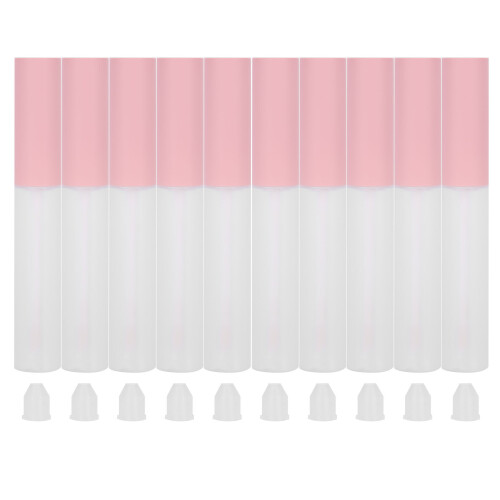Διαφανές σώμα μπουκαλιού, άδειοι σωλήνες lip gloss, ξαναγεμιζόμενα δοχεία lip gloss, κιτ