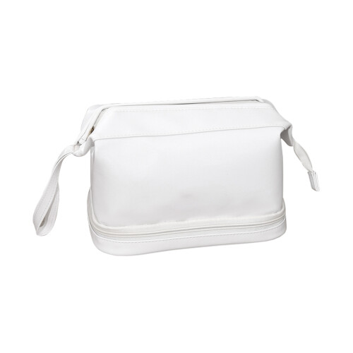 Double-layer Makeup Bag 25x16x15cm CreamYellow Cap. 2