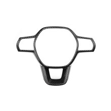 Steering Wheel Cover Trim Interior Decoration for 11Th 2022 2023 CRV 2023 Accessories - ABS Carbon Fiber