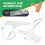 Charcuterie Template Acrylic Handle Cutting Board Router Template Straight Angled Tracing Stencils Guide Tools B 5