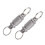 Titanium Quick Release Swivel Keychain, Pull Apart Detachable Keychain Heavy Duty Car Key Holder 2Pcs 1