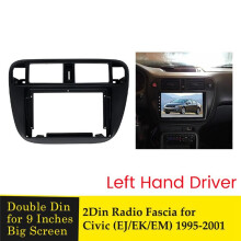 9-Zoll-2-DIN-Autoradio-Blende für (EJ/EK/EM) 1995-2001 Video-MP5-Player-Panel-Rahmen Dash Mount Kit LHD