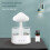 Rain Cloud Humidifier Ultrasonic Atomizer Aromatherapy Machine Atomizer Household Power Supply 5V 2A Non-Rechargeable 9