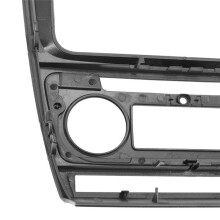 2Din Autoradio-Blende für Octavia Auto AC 2010-2013 Armaturenbrett Video DVD Player Verkleidungsrahmen Montageleiste