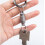 Titanium Quick Release Swivel Keychain, Pull Apart Detachable Keychain Heavy Duty Car Key Holder 2Pcs 7
