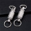 Titanium Quick Release Swivel Keychain, Pull Apart Detachable Keychain Heavy Duty Car Key Holder 2Pcs 3