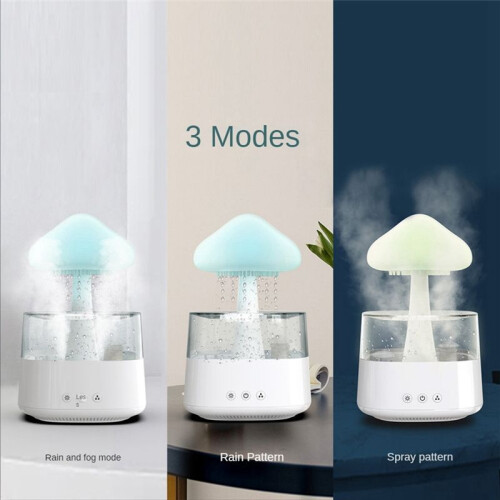 Rain Cloud Humidifier Ultrasonic Atomizer Aromatherapy Machine Atomizer Household Power Supply 5V 2A Non-Rechargeable 2