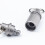 Titanium Quick Release Swivel Keychain, Pull Apart Detachable Keychain Heavy Duty Car Key Holder 2Pcs 5