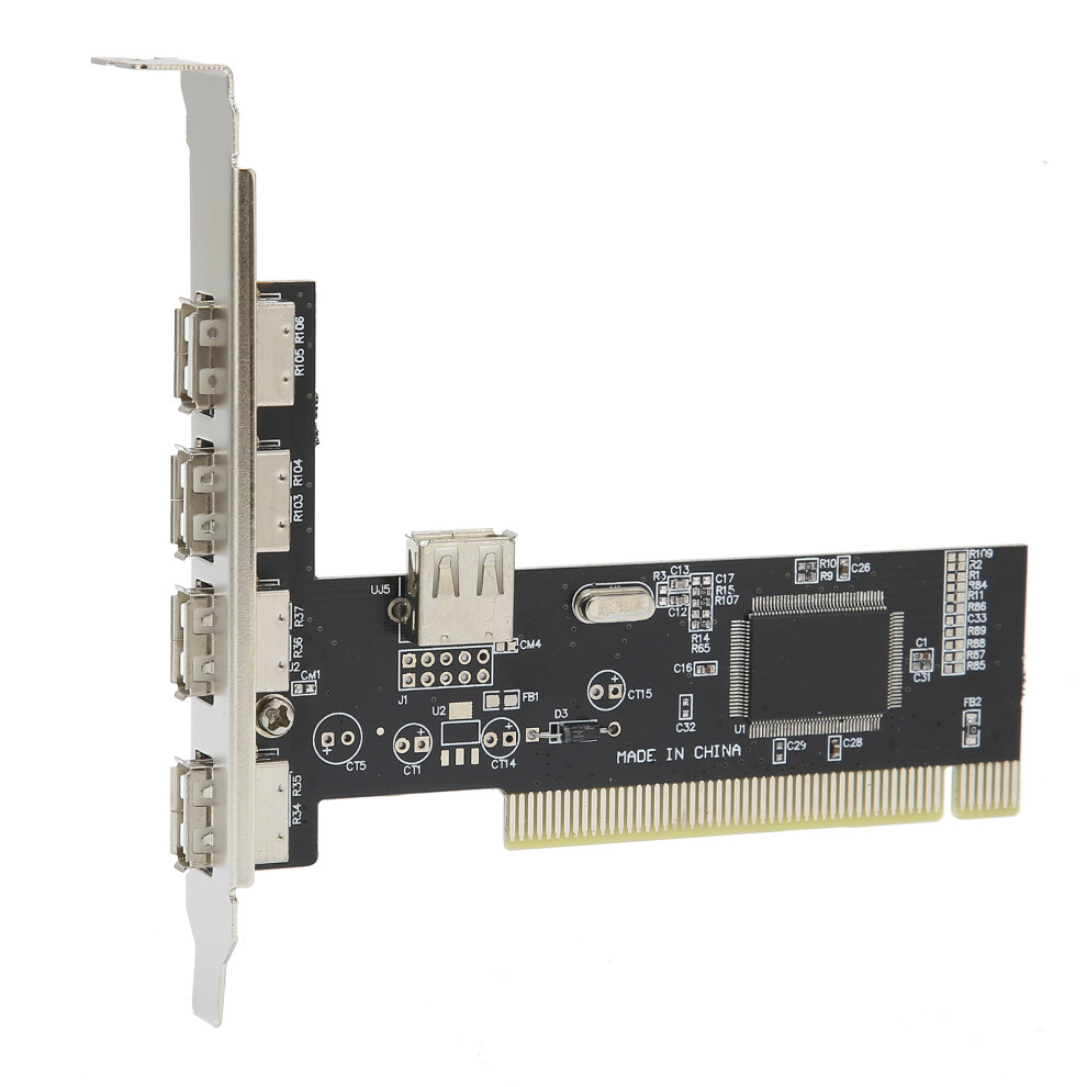Pci Expansion Card To 4 Port Usb 2.0 Hub Adapter Highspeed Converter 6951378564318