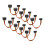 10er-Pack SATA-Kabel, 15-polig, 90-Grad-Stecker 3