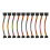 10er-Pack SATA-Kabel, 15-polig, 90-Grad-Stecker 2