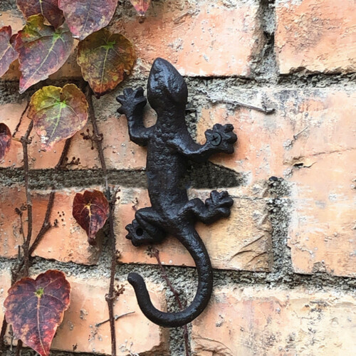 6.69In Coat Hook Lizard with Design Metal Wall Mount Hook for 2