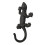 6.69In Coat Hook Lizard with Design Metal Wall Mount Hook for 5