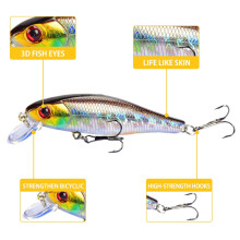 5 Pcs 8.5cm ABS Fishing Lures Hard Bait Wobbler Crankbaits Sinking