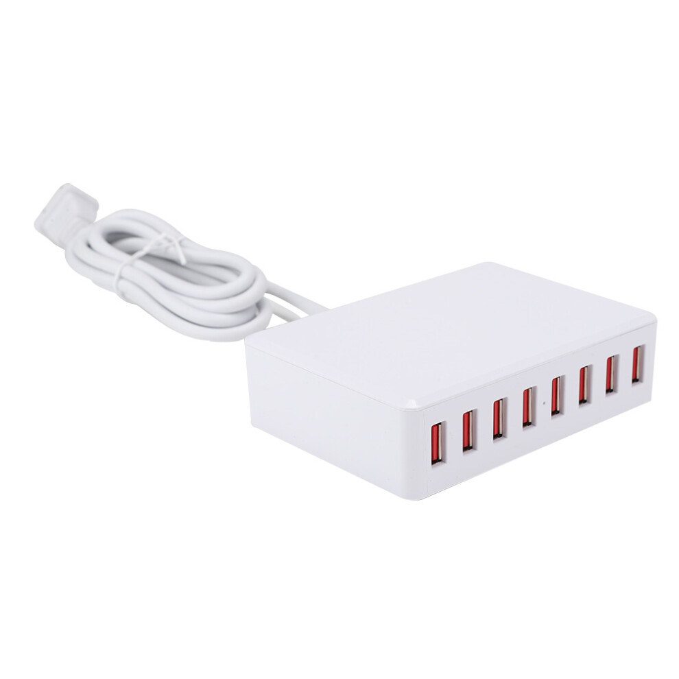 10-Port Multiple Usb Charging Station, Rapid Charging Technology For Safe Efficient Power Distribution, Fire-Resistant Material Ideal For Travel Home 9169997423559