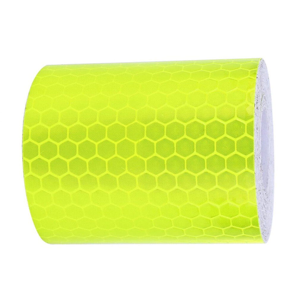 Reflective Tape For Emergency Vehicle Marking And Safety, Fluorescent Yellow High Visibility Warning Tape With Extra Tear-Resistant Design And Wide 9405630386257