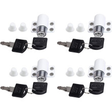 Sliding Patio Lock, Zinc Alloy Window Security Lock with Keyed Entry, Universal Lock for Enhanced Child Safety, Corrosion Resistance Ensured,