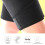 2PCS Elastic Leg Support Brace Wrap Protector, XL, Black, Rubber 10