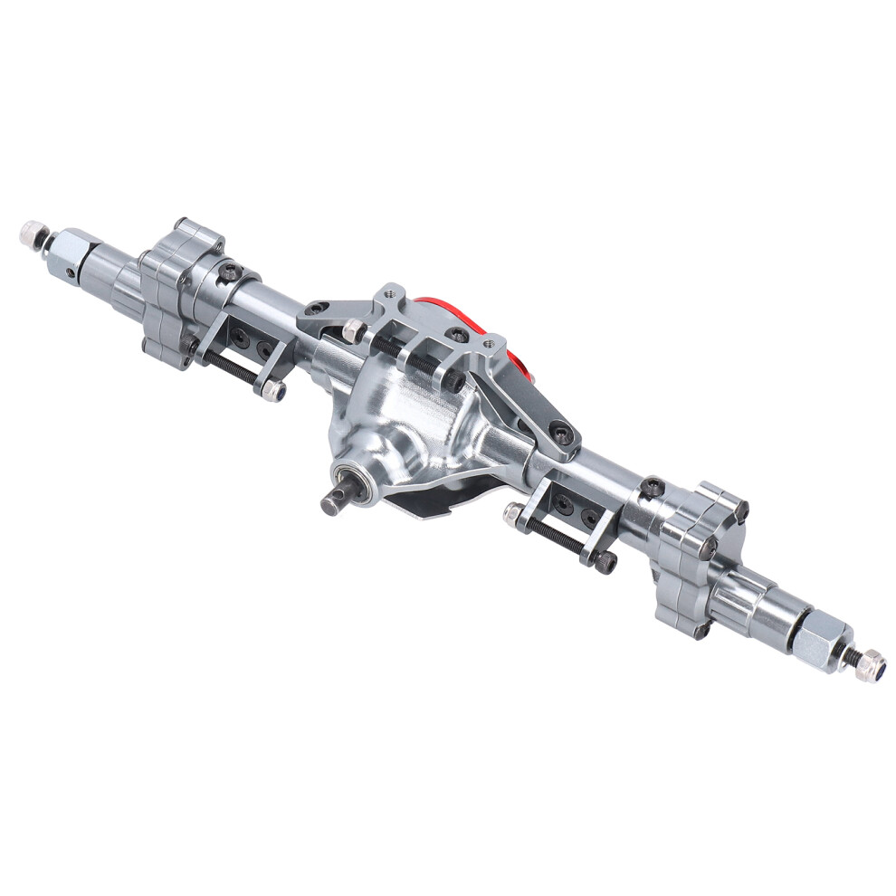 Cnc Metal Front And Rear Straight Complete Axle For Rc Crawler Car, Aluminum Alloy Cnc Processing With Anodized And Hardened Surface, Complete Alloy F 9463374490746