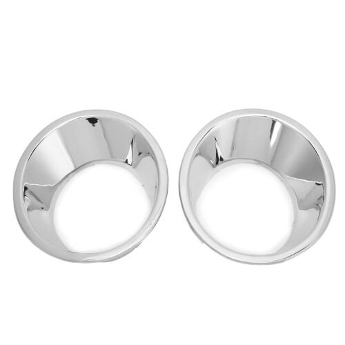 2 pièces de cache-antibrouillards en ABS argenté pour X5 2000-2003 1