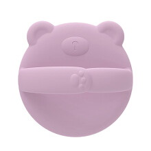 Baby Body Cleaning Brush Novel Fine Workmanship Easy Grip 223 Bristles Cleaning Brush Purple