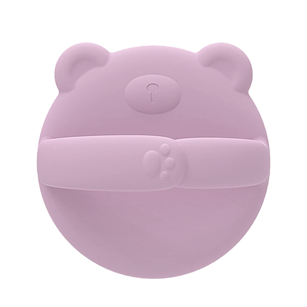 Baby Body Cleaning Brush Novel Fine Workmanship Easy Grip 223 Bristles Cleaning Brush Purple