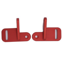 2PCS Iron A Pillar Mounting Bracket for Wrangler JL 2018‑2020 Red