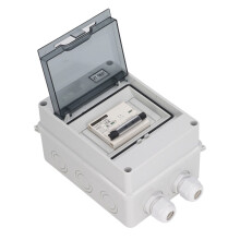 Interruttore differenziale di sicurezza a 2 poli da 80A, impermeabile, per sistema fotovoltaico DC 1000V