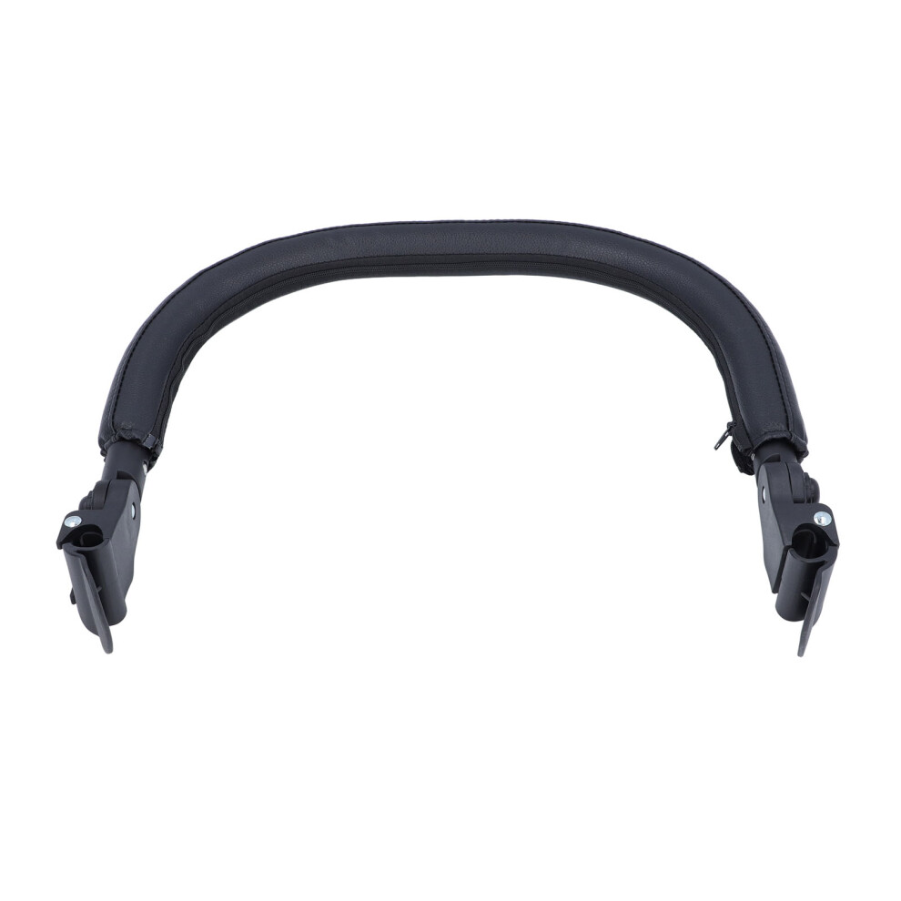 Baby Stroller Bumper Bar Armrest Handle 40cm Plastic PU Leather Accessories