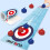 Portable Tabletop Curling Game, Interactive Family Fun, Plastic 4