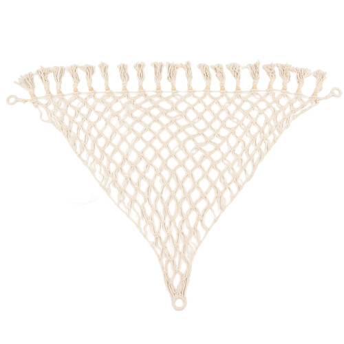 Stofftier-Hängematte, handgestrickt, Baumwollseil 1