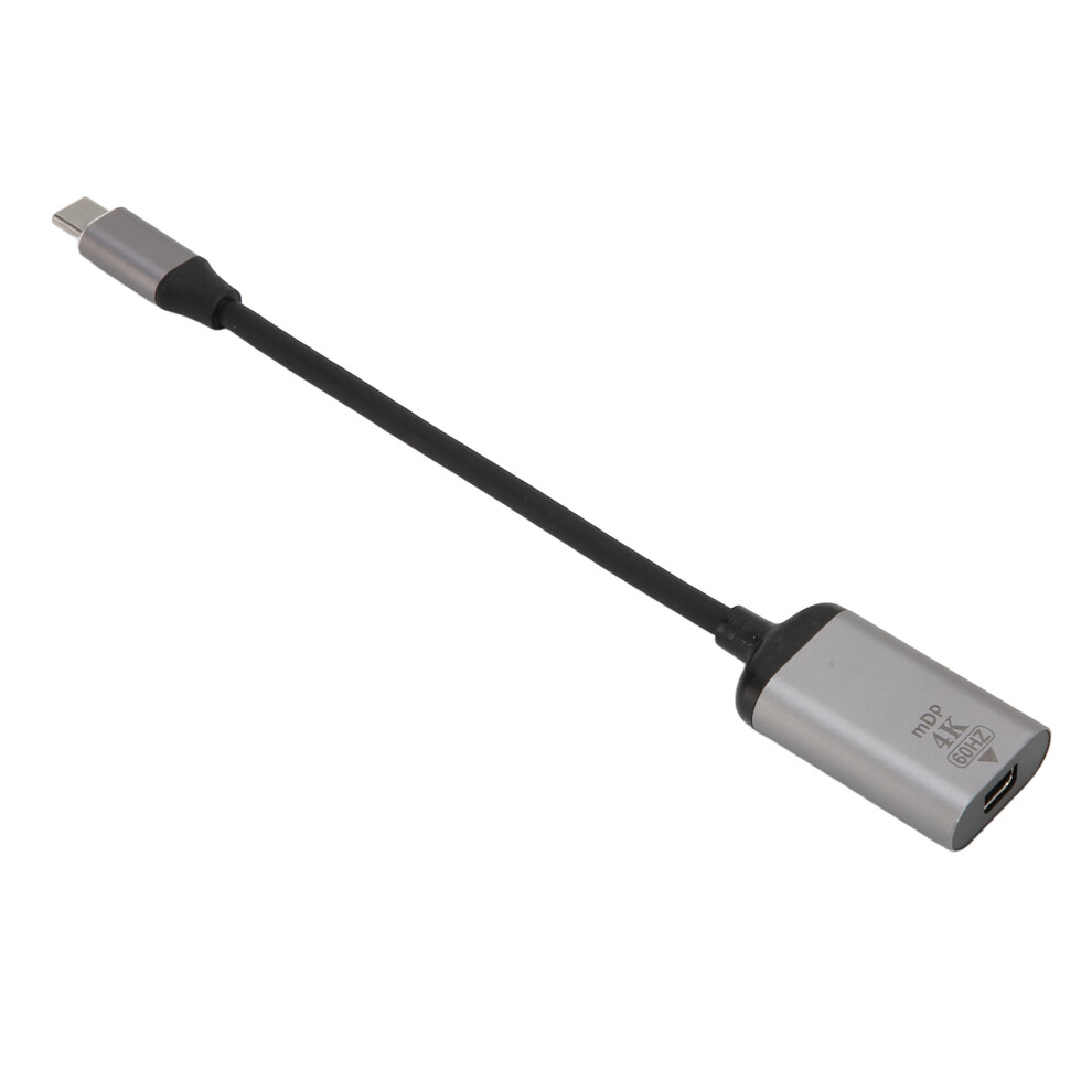 Portable 4K 60Hz Usb C To Mini Dp Adapter Aluminium For Laptop Tablet 4141372896139