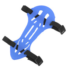 Adjustable Blue Rubber Archery Arm Guard for Recurve Bows, Breathable & Safe