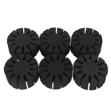6 Stück EVA-Schaum Pfeilhalter Rundköcher Halter 12 Pfeil Kapazität Schwarz