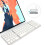 Innovative Wireless Keyboard, Concealed Triple Fold Bluetooth Device for Unmatched Portability 6