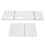 Innovative Wireless Keyboard, Concealed Triple Fold Bluetooth Device for Unmatched Portability 4