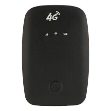 Tragbarer 4G WiFi-Router H808 mit 2100mAh Akku, Micro-Kartensteckplatz, Schwarz